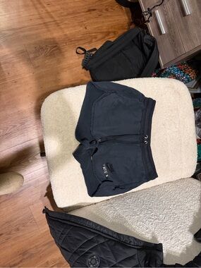 Nike Black Women's Athletic Drawstring Shorts